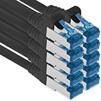 1.5m - Cat.6 - Cable de Red Ethernet Gigabit LAN RJ45 Cat 6 A Cable de conexión 10000 Mbit s Sftp Pimf 500 MHz…